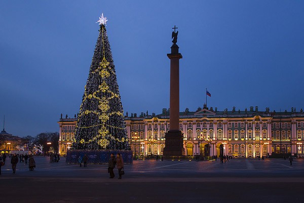 L'albero di Natale sulla Piazza dell Palazzo