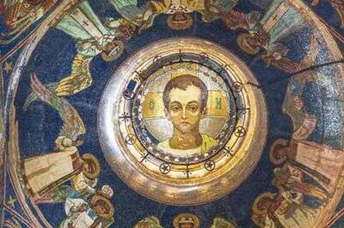 Il mosaico Cristo Emmanuele San Salvatore sul Sangue Versato